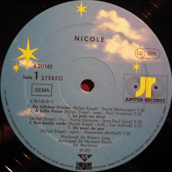 Nicole (2) : Ein Bißchen Frieden (Medley) (12")