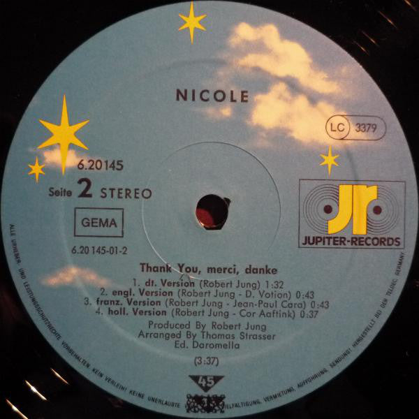 Nicole (2) : Ein Bißchen Frieden (Medley) (12")