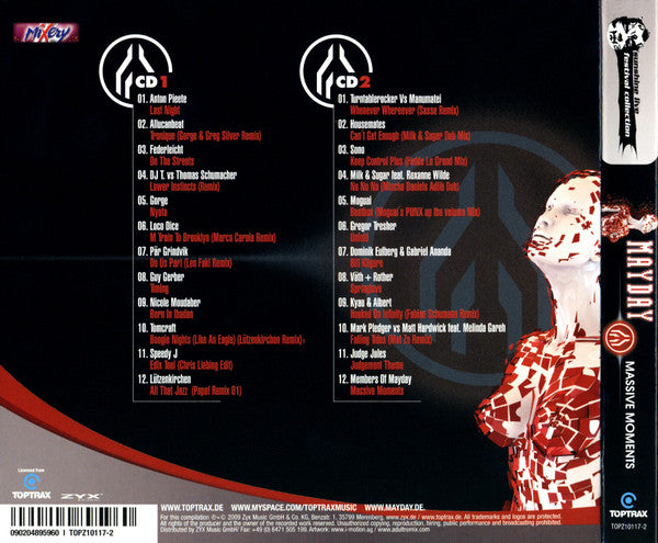 Various : Mayday 2009 - Massive Moments (2xCD, Comp, Mixed)