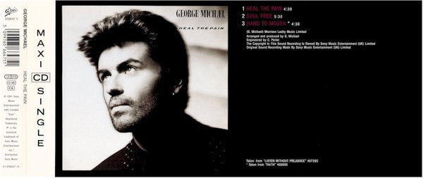 George Michael : Heal The Pain (CD, Maxi)