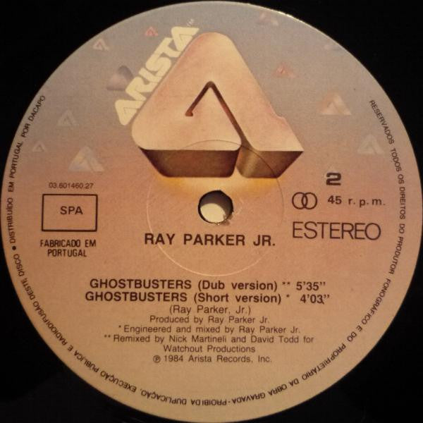 Ray Parker Jr. : Ghostbusters (Extended Version) (12", Maxi)