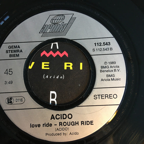 Acido (4) : Love Ride (7", Single)
