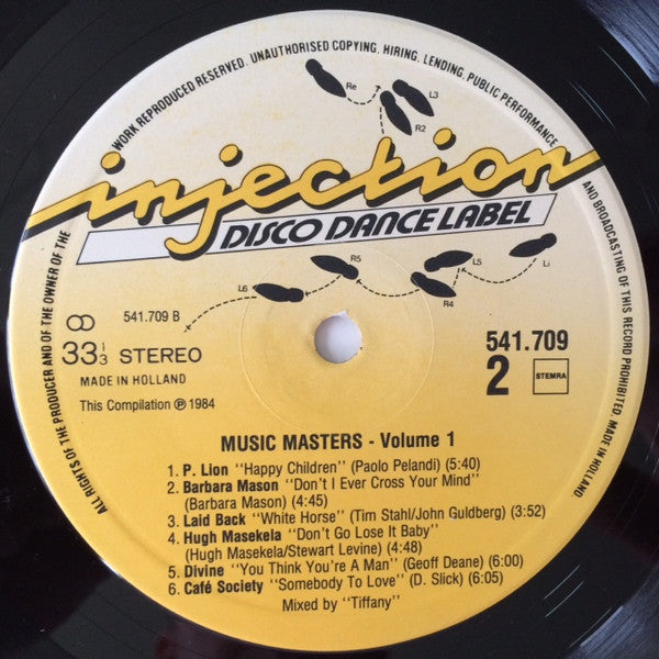 Various : Music Masters (Volume 1) (LP, Comp, Mixed)