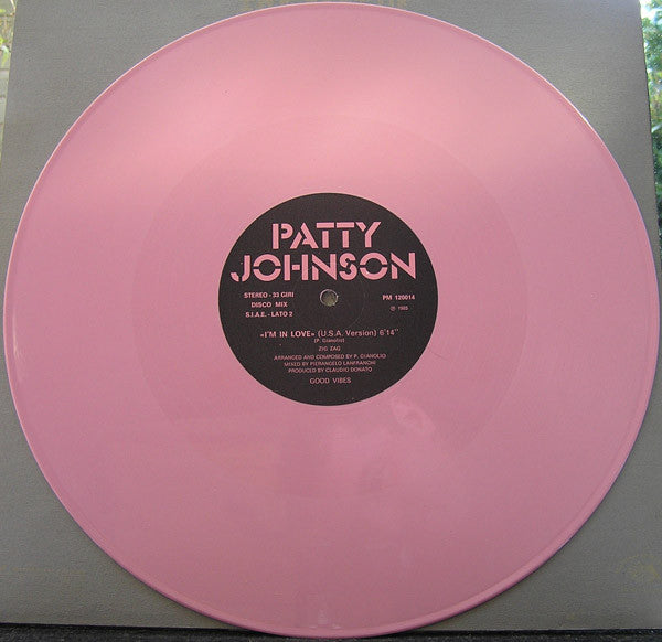 Patty Johnson : I'm In Love (12", Pin)
