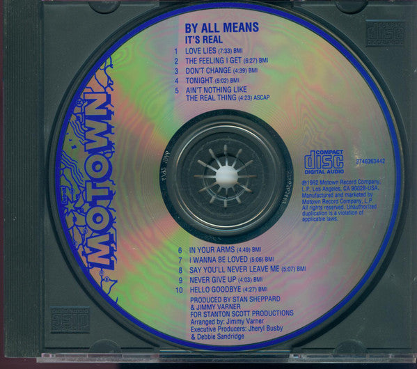 By All Means : It's Real (CD, Album)