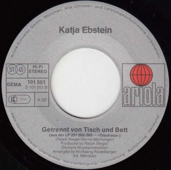 Katja Ebstein : Theater (7", Single)