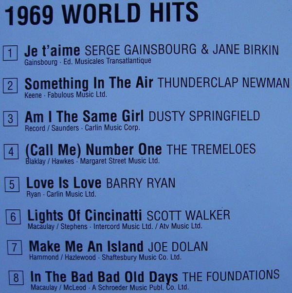 Various : World Hits 1969 (CD, Comp)