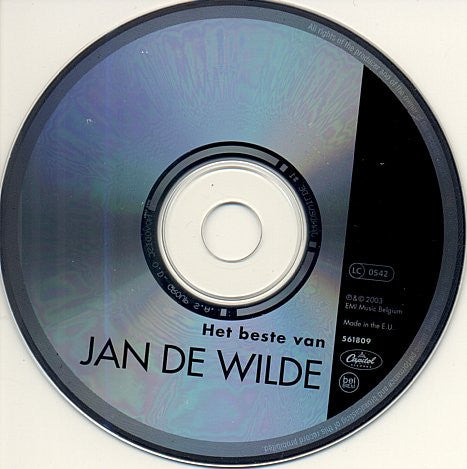 Jan De Wilde : Het Beste Van Jan De Wilde (CD, Comp)