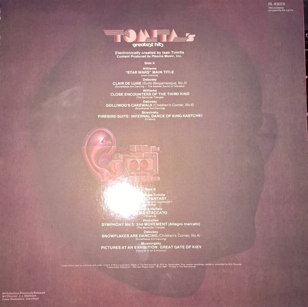 Tomita : Tomita's Greatest Hits (LP, Comp)