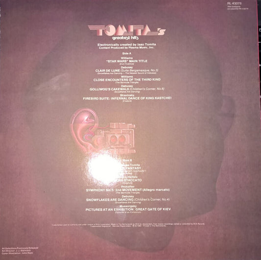 Tomita : Tomita's Greatest Hits (LP, Comp)