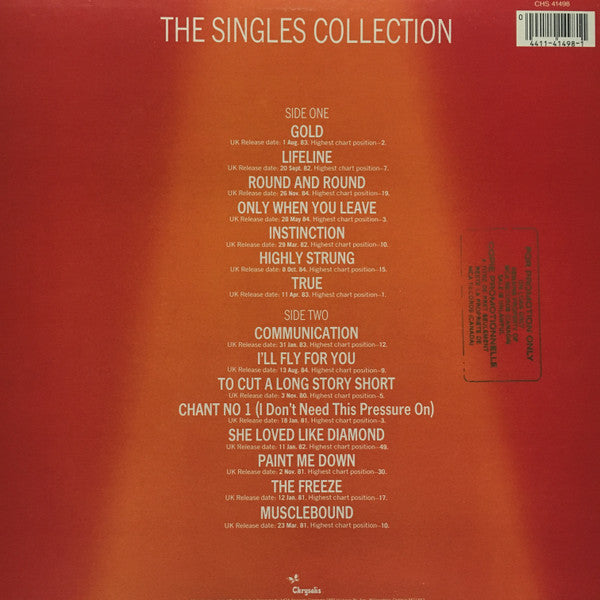 Spandau Ballet : The Singles Collection (LP, Comp)