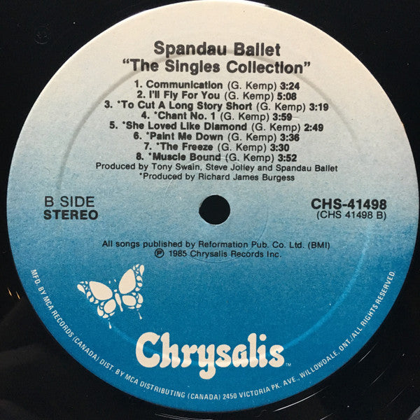 Spandau Ballet : The Singles Collection (LP, Comp)