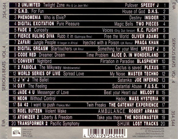 Various : Serious Beats Vol. 4 (2xCD, Comp)