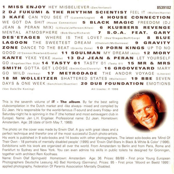 DJ Jean : iT - The 7th Album (CD, Mixed)