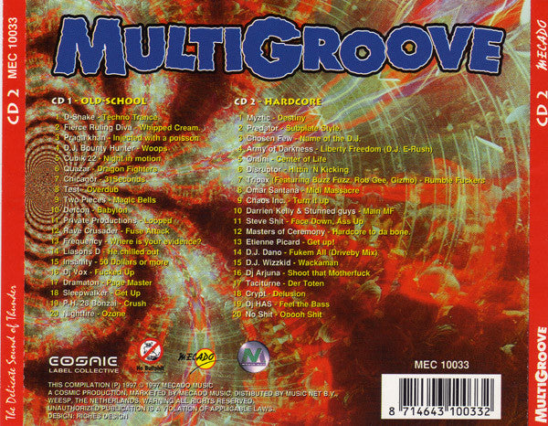 Various : MultiGroove (The Delicate Sound Of Thunder) (2xCD, Comp)