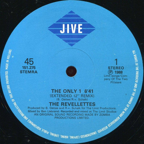 The Revellettes : The Only 1 (12")