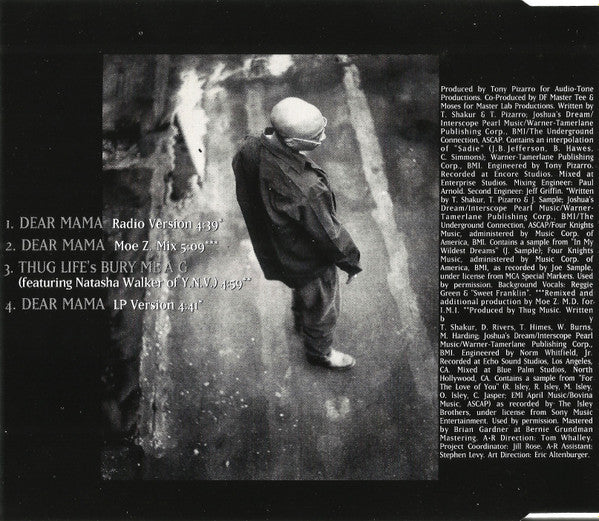 2Pac : Dear Mama (CD, Single)