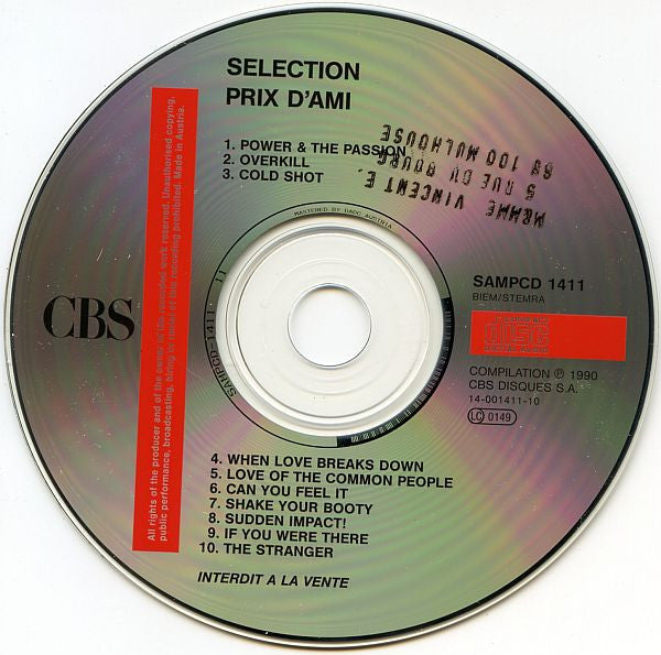 Various : Sélection Prix D'Ami Vol. 2 (CD, Comp, Promo)