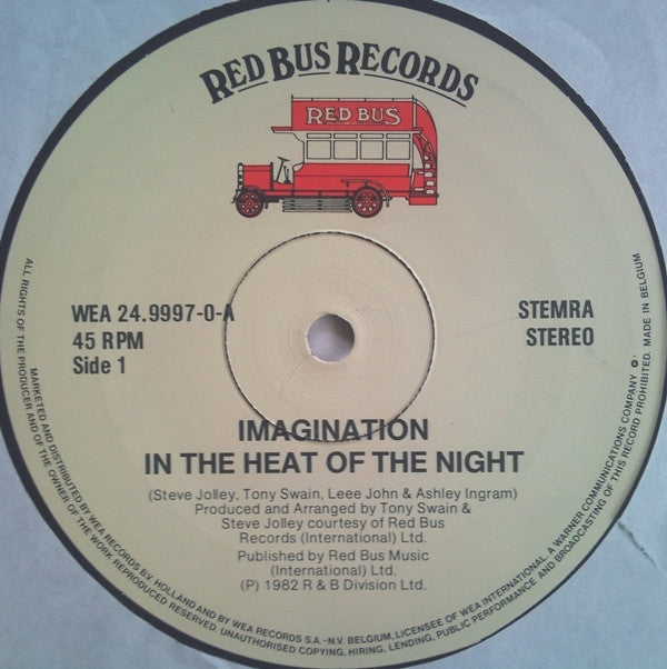 Imagination : In The Heat Of The Night (12", Maxi)