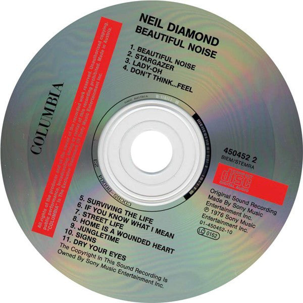 Neil Diamond : Beautiful Noise (CD, Album, RE)