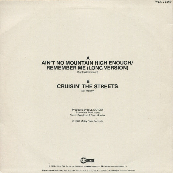 Boys Town Gang : Ain't No Mountain High Enough/Remember Me / Cruisin' The Streets (12")
