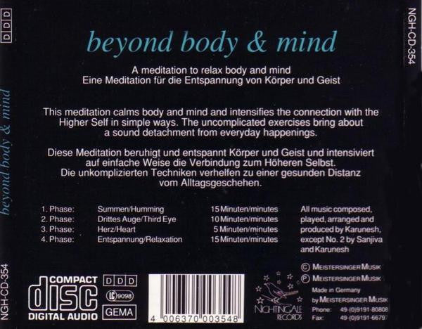 Karunesh : Beyond Body & Mind (CD, Album)