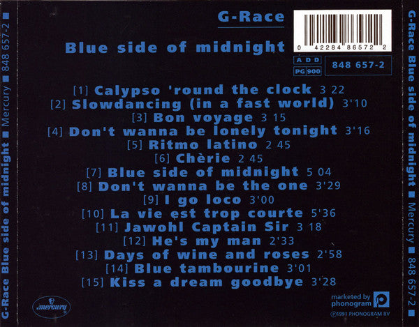 G'Race : Blue Side Of Midnight (CD, Album)