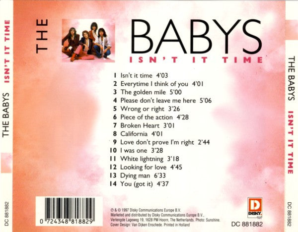 The Babys : Isn't It Time (CD, Comp)
