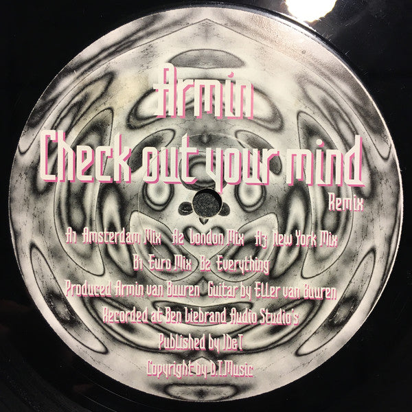 Armin van Buuren : Check Out Your Mind (Remix) (12")