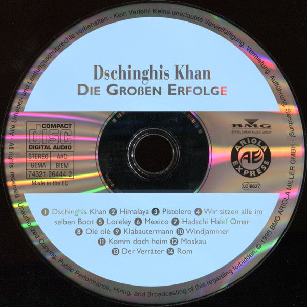 Dschinghis Khan : Die Großen Erfolge (CD, Comp)