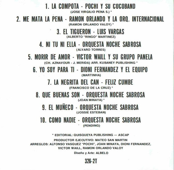 Various : Los Merengazos Del Año Vol. 9 (CD, Album, Comp)