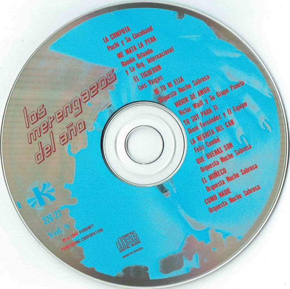 Various : Los Merengazos Del Año Vol. 9 (CD, Album, Comp)