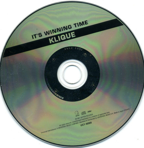 Klique : It's Winning Time (CD, Album, RE)