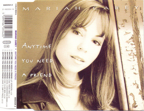 Mariah Carey : Anytime You Need A Friend (CD, Maxi)