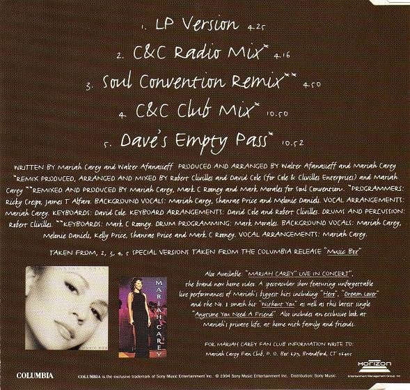Mariah Carey : Anytime You Need A Friend (CD, Maxi)