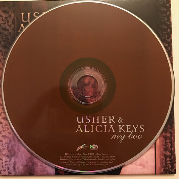 Usher & Alicia Keys : My Boo (CD, Single, Car)