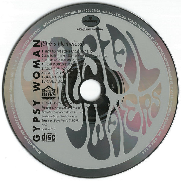 Crystal Waters : Gypsy Woman (She's Homeless) (CD, Maxi)