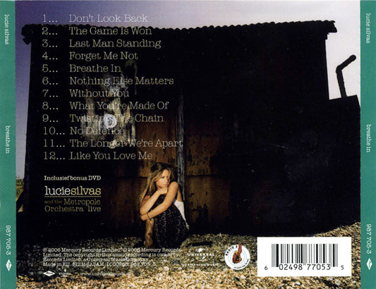 Lucie Silvas : Breathe In (CD, Album + DVD-V, PAL)