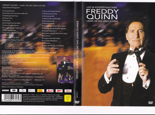Freddy Quinn : Lieder, Die Das Leben Schrieb - Live Im Konzerthaus Wien (DVD-V, Album)