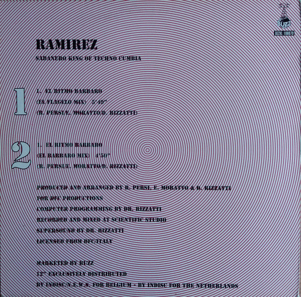 Ramirez : El Ritmo Barbaro (12")