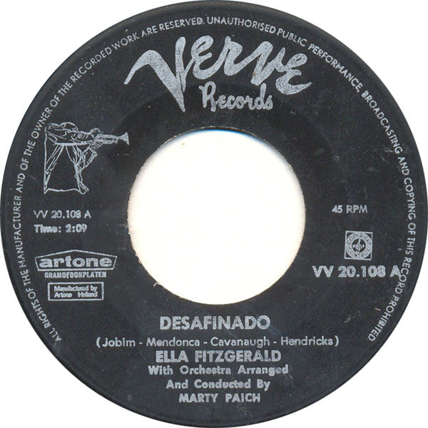 Ella Fitzgerald : Desafinado (7", Single)