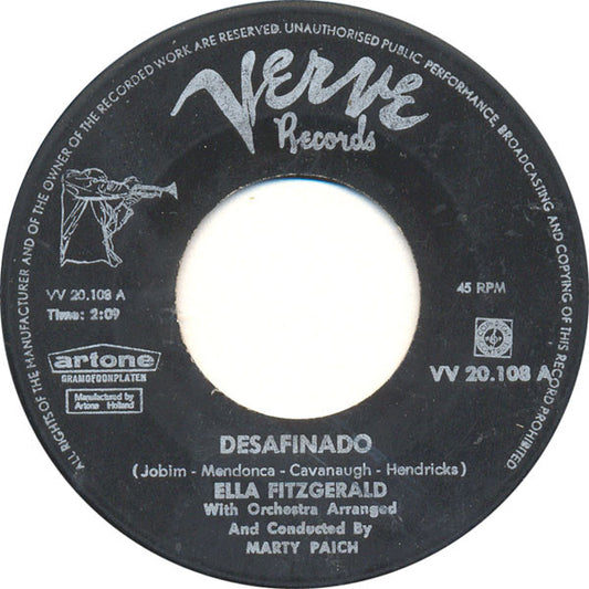 Ella Fitzgerald : Desafinado (7", Single)