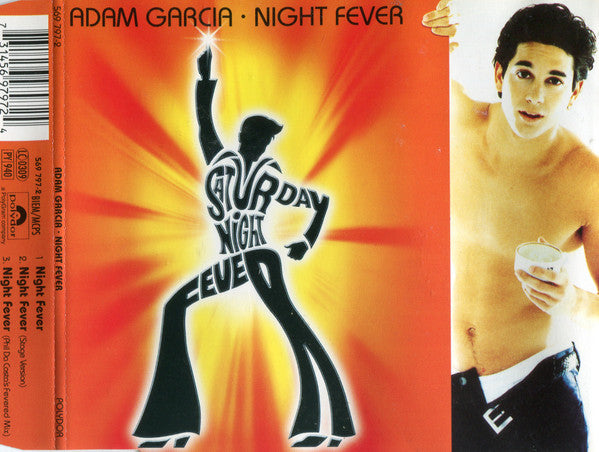 Adam Garcia : Night Fever (CD, Single)