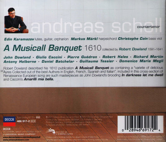 Andreas Scholl : A Musicall Banquet (CD, Album, RE)