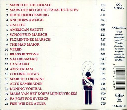 De Marinierskapel der Koninklijke Marine : Best Marches Of The World (CD)