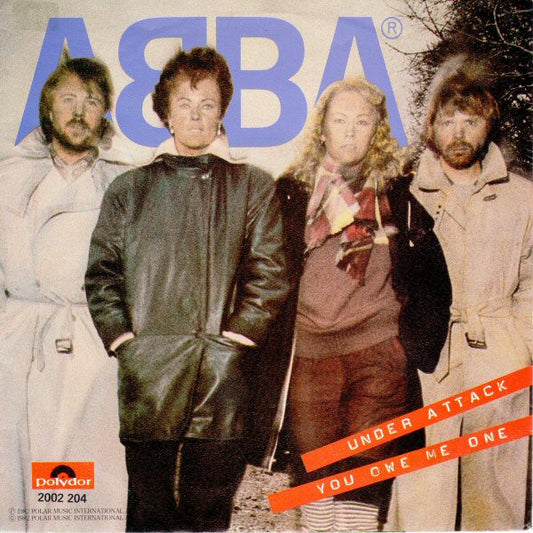 ABBA : Under Attack / You Owe Me One (7", Single)