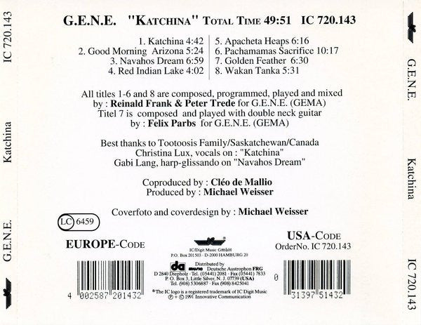 G.E.N.E. : KatChina (CD, Album)