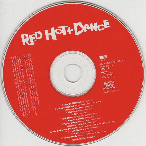 Various : Red Hot + Dance (CD, Comp)