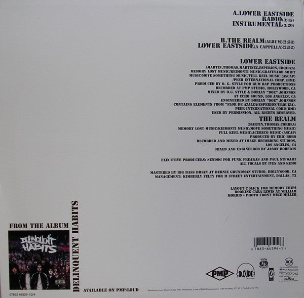 Delinquent Habits : Lower Eastside (12")