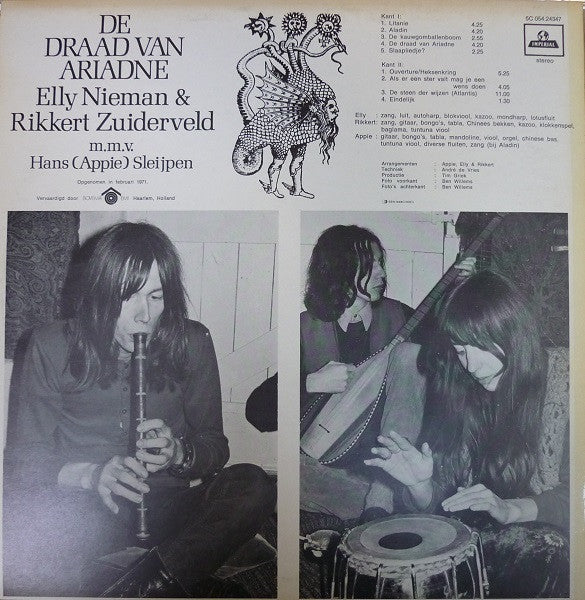 Elly & Rikkert : De Draad Van Ariadne (LP, Album)